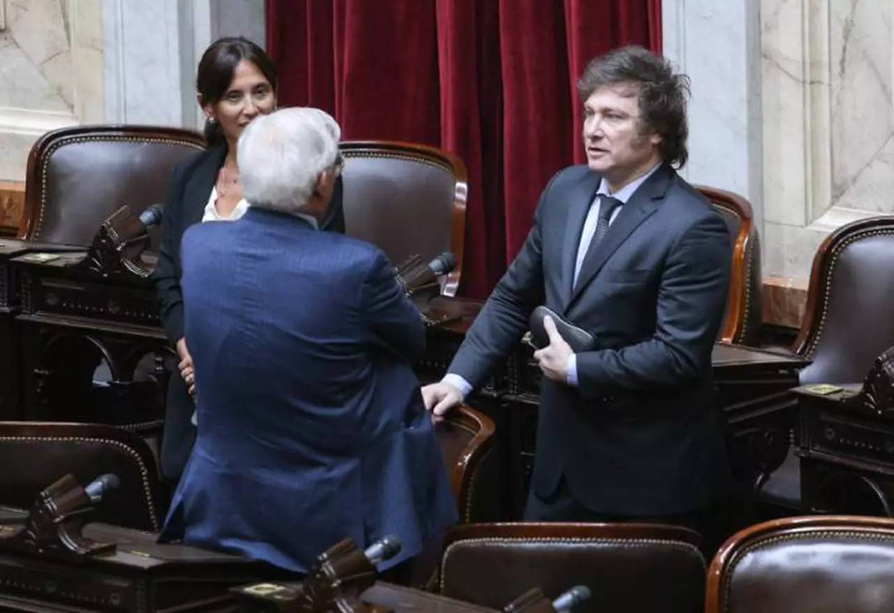 Javier Milei, en el Congreso: fue proclamado por la Asamblea Legislativa como Presidente electo