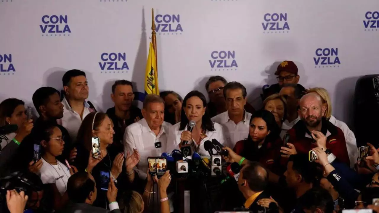 Elecciones en Venezuela: María Corina Machado aseguró que la oposición logró el 70% de votos