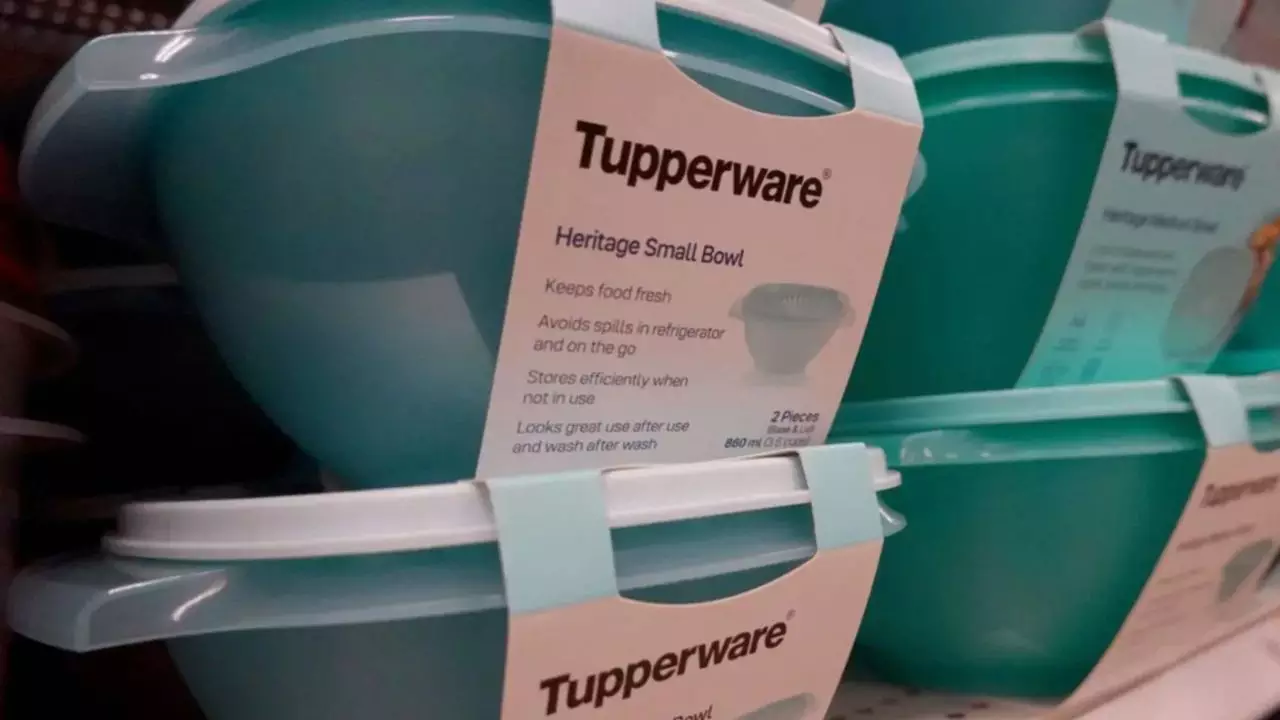 Las acciones d Tupperware se derrumbaron ante posible quiebra