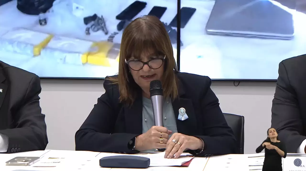 Luego de las amenazas, Bullrich dio detalles del operativo con el que se desbarató a una red narco