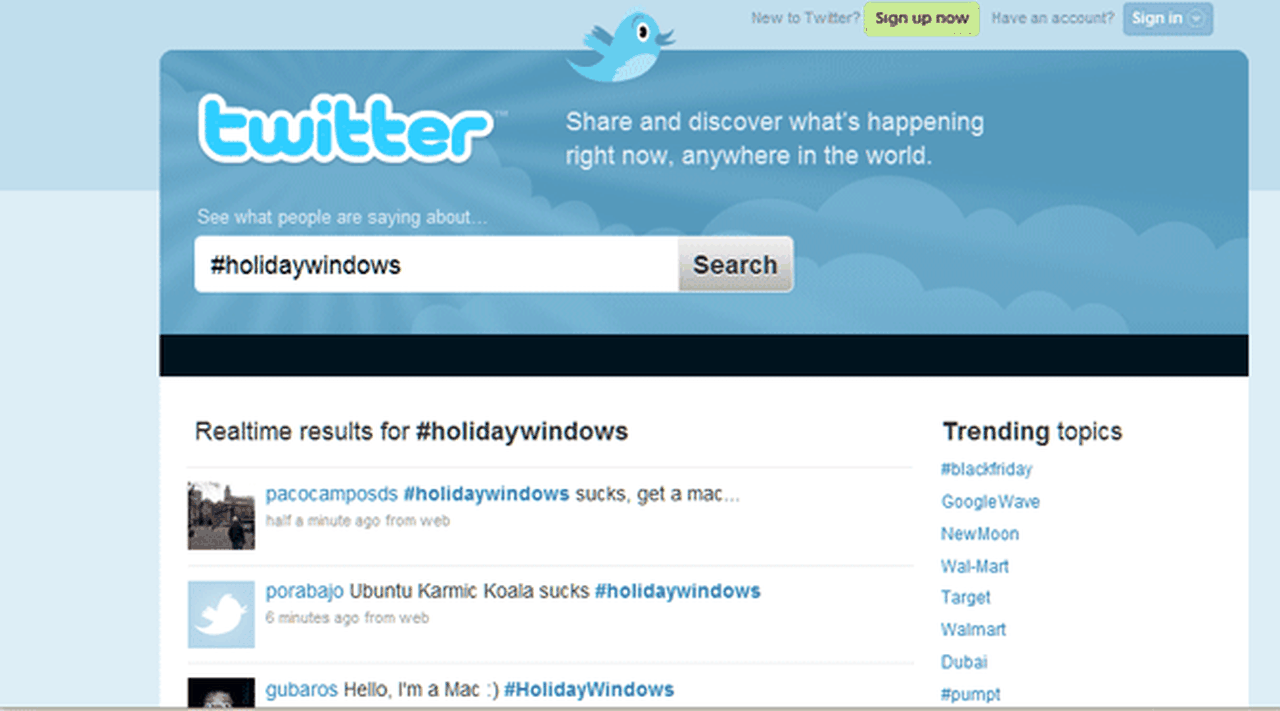 Fans de Apple boicotean una campaña publicitaria de Windows en Twitter