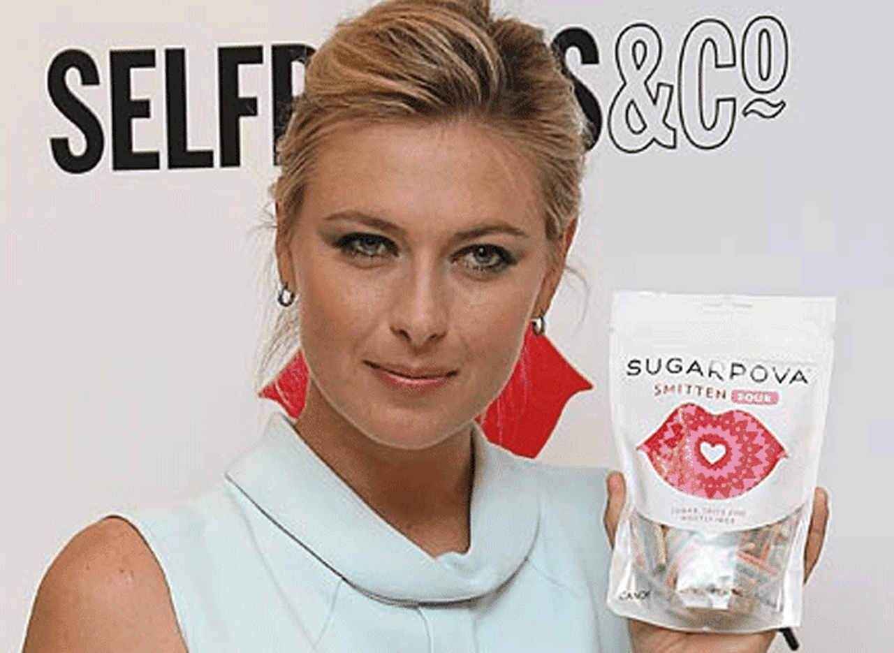 Sharapova cambiará su nombre por "Sugarpova" para promocionar su marca