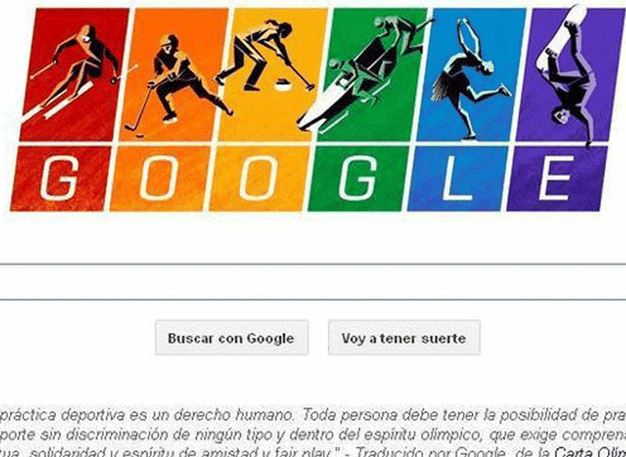 Google hace un guiño a los derechos de los homosexuales en los juegos de Sochi