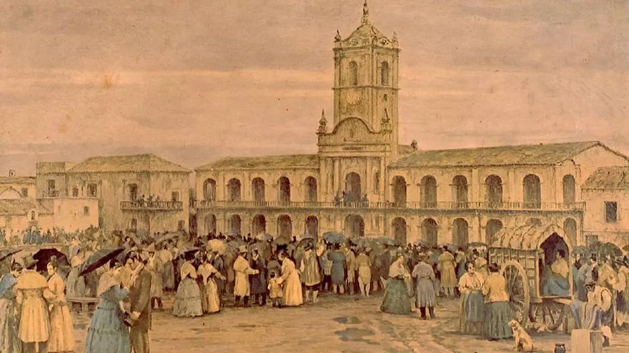 25 de mayo de 1810: afuera del Cabildo Abierto el pueblo pedía la Independencia