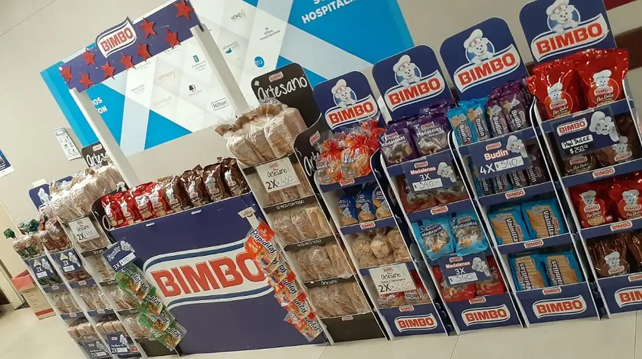 Stand de Bimbo en empresas para compras con descuentos para empleados