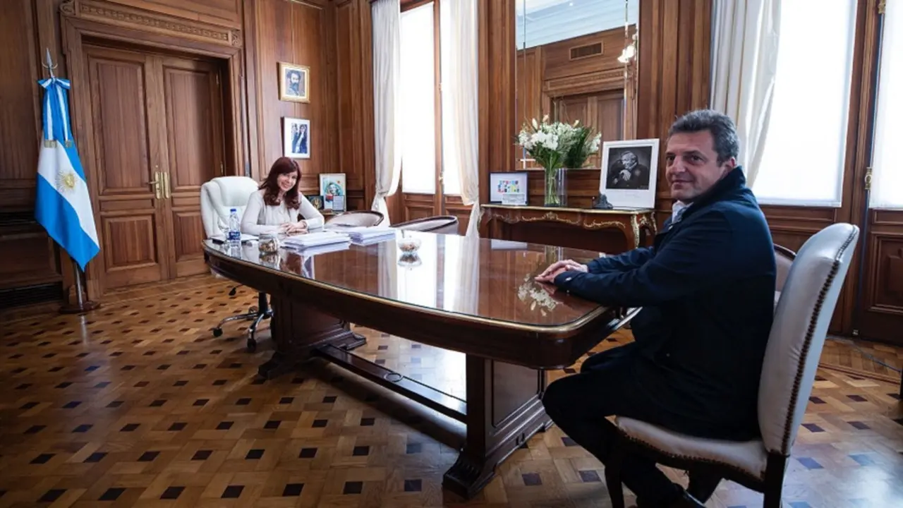 En su agenda de reuniones, Massa incluyó a la vicepresidenta Cristina Kirchner.