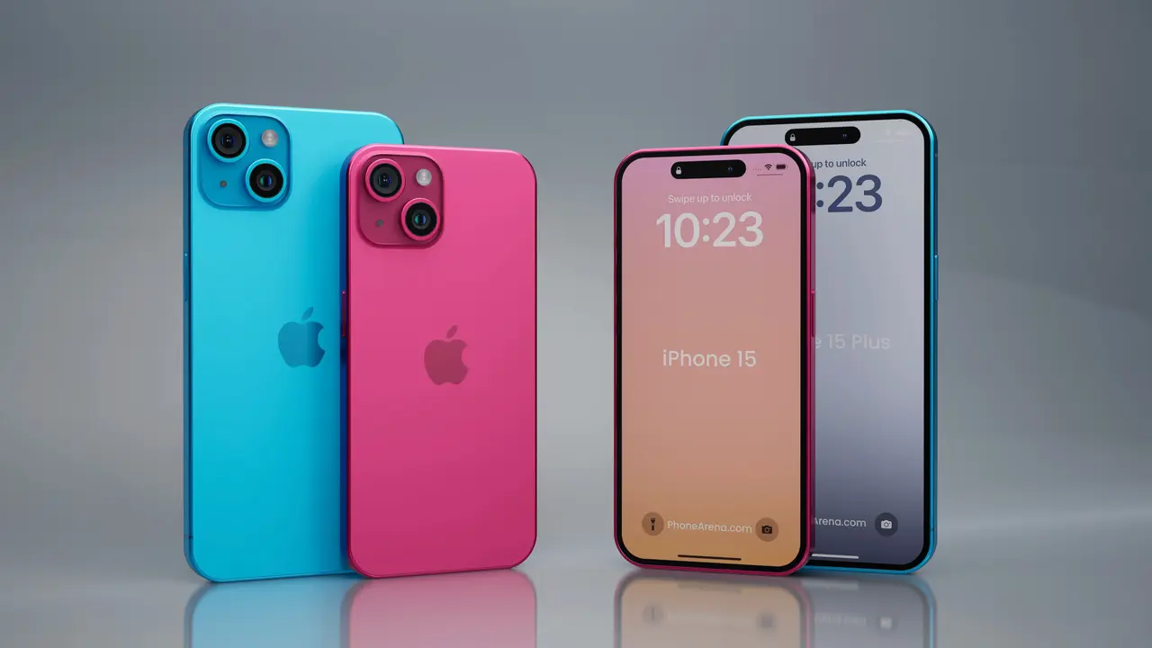 Supuestos modelos del iPhone 15.