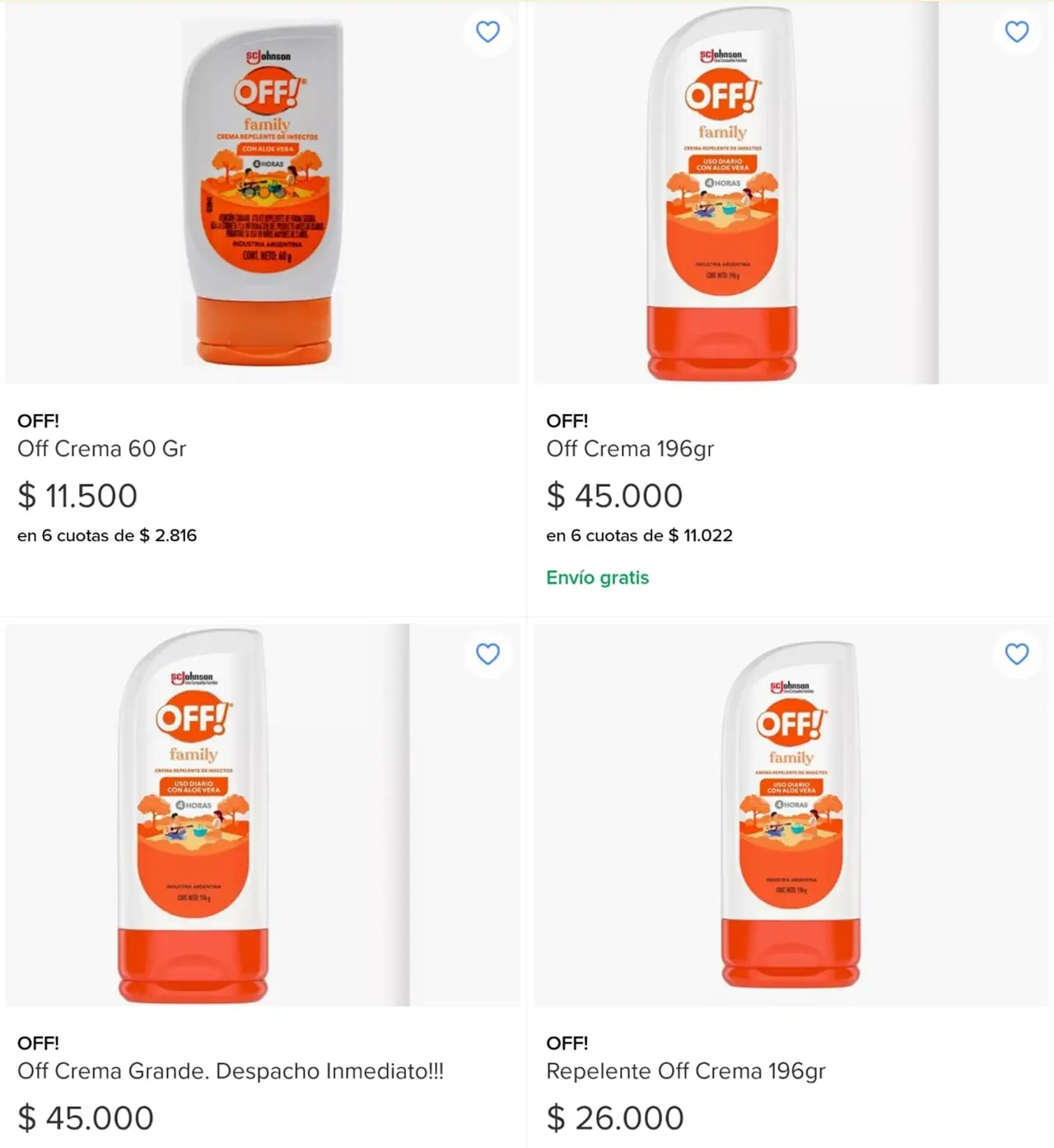 En Internet, se pueden encontrar repelentes por hasta 45.000 pesos.