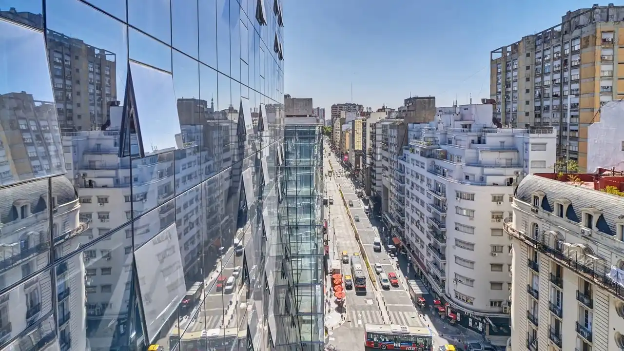 avenida corrientes desde Lex Tower