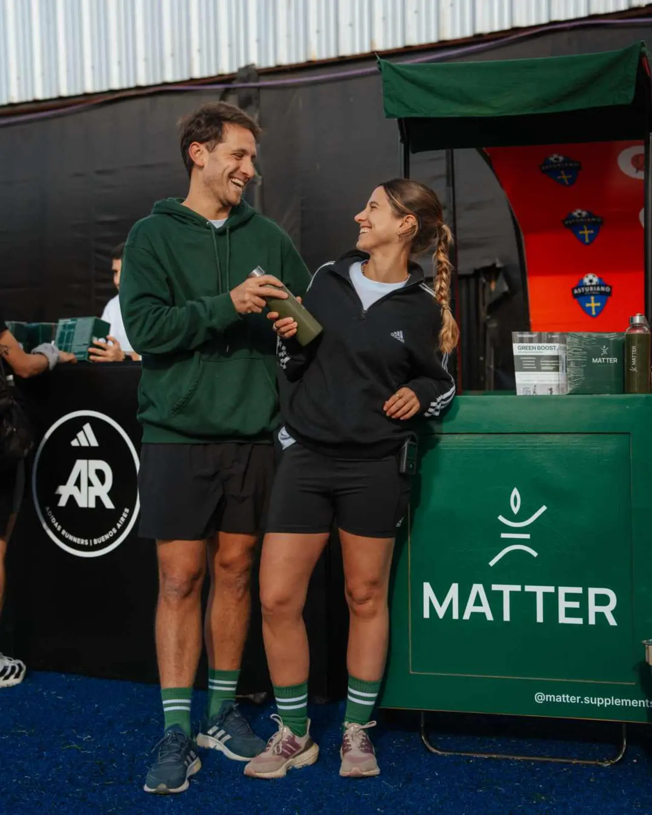 Con apoyo de Adidas, Green Boost estuvo presente en la media maratón y maratón de Buenos Aires