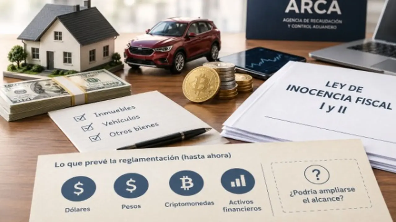 Los activos que se pueden regularizar con Inocencia Fiscal y una casa y un auto en segundo plano