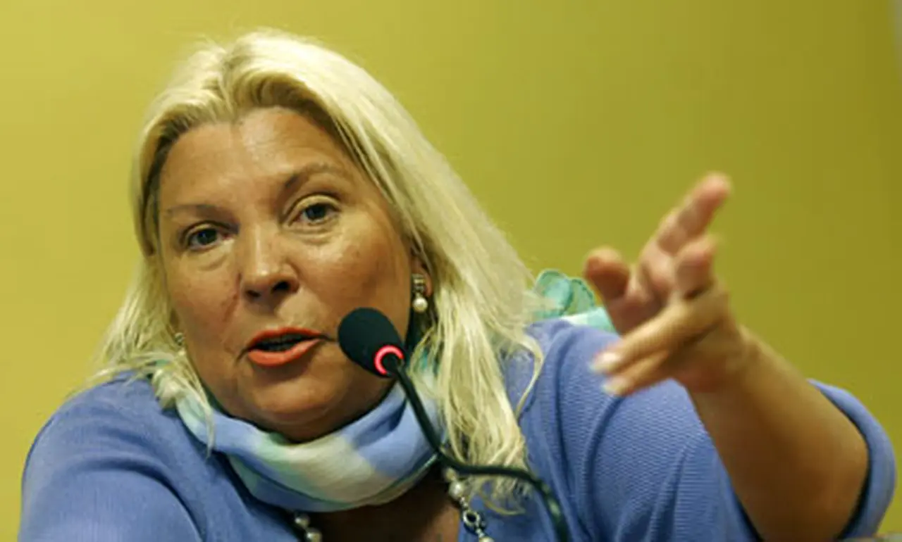 Para Carrió, la reforma judicial es "el punto entre la democracia y la dictadura de las mayorí­as"