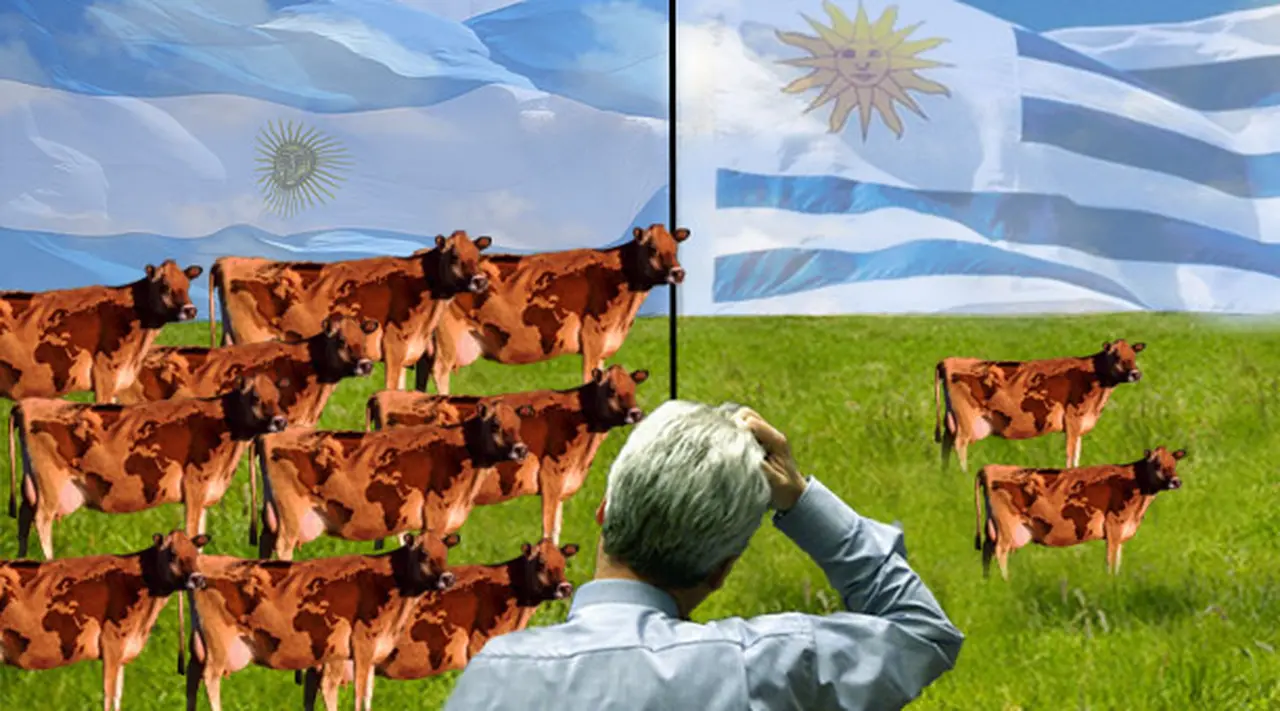 Cómo Uruguay ya vende más carne que Argentina con 40 millones de vacas menos