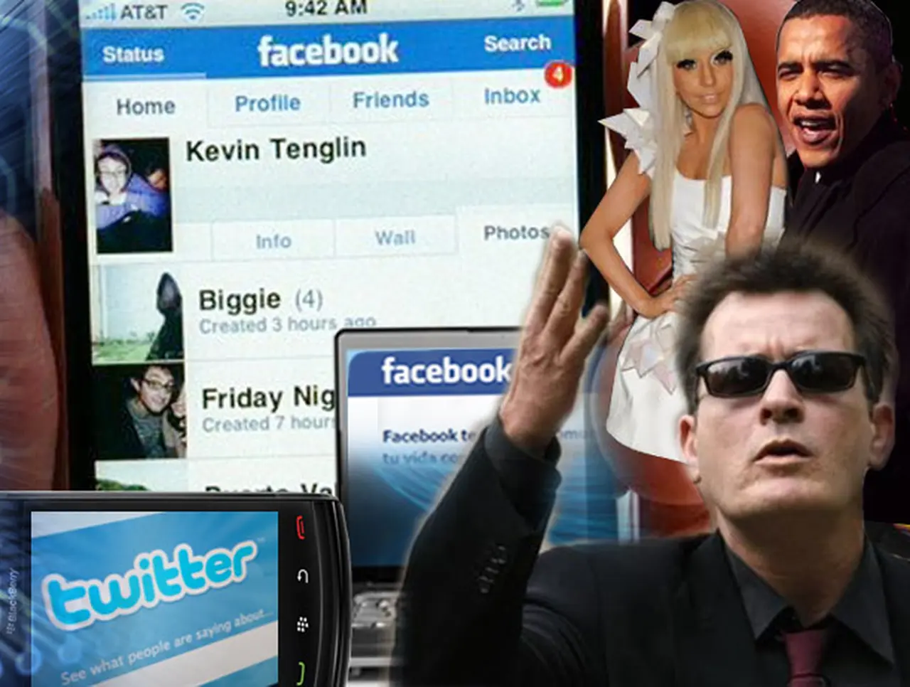 Ni Barack Obama ni Lady Gaga pueden con Charlie Sheen a la hora de medir sus apariciones en Internet
