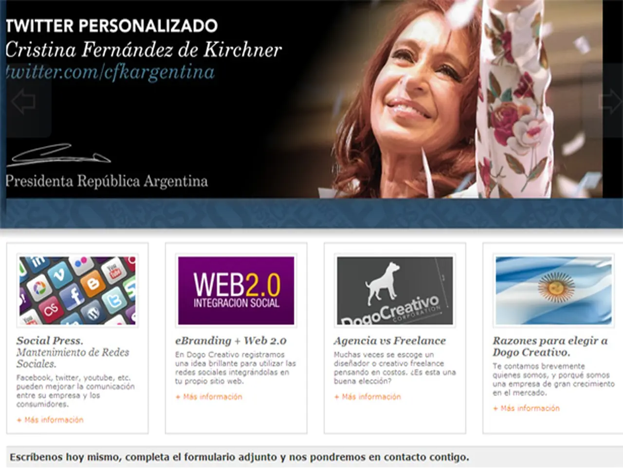 Cristina retomó el manejo de redes sociales, tras malestar con la firma que administraba sus cuentas