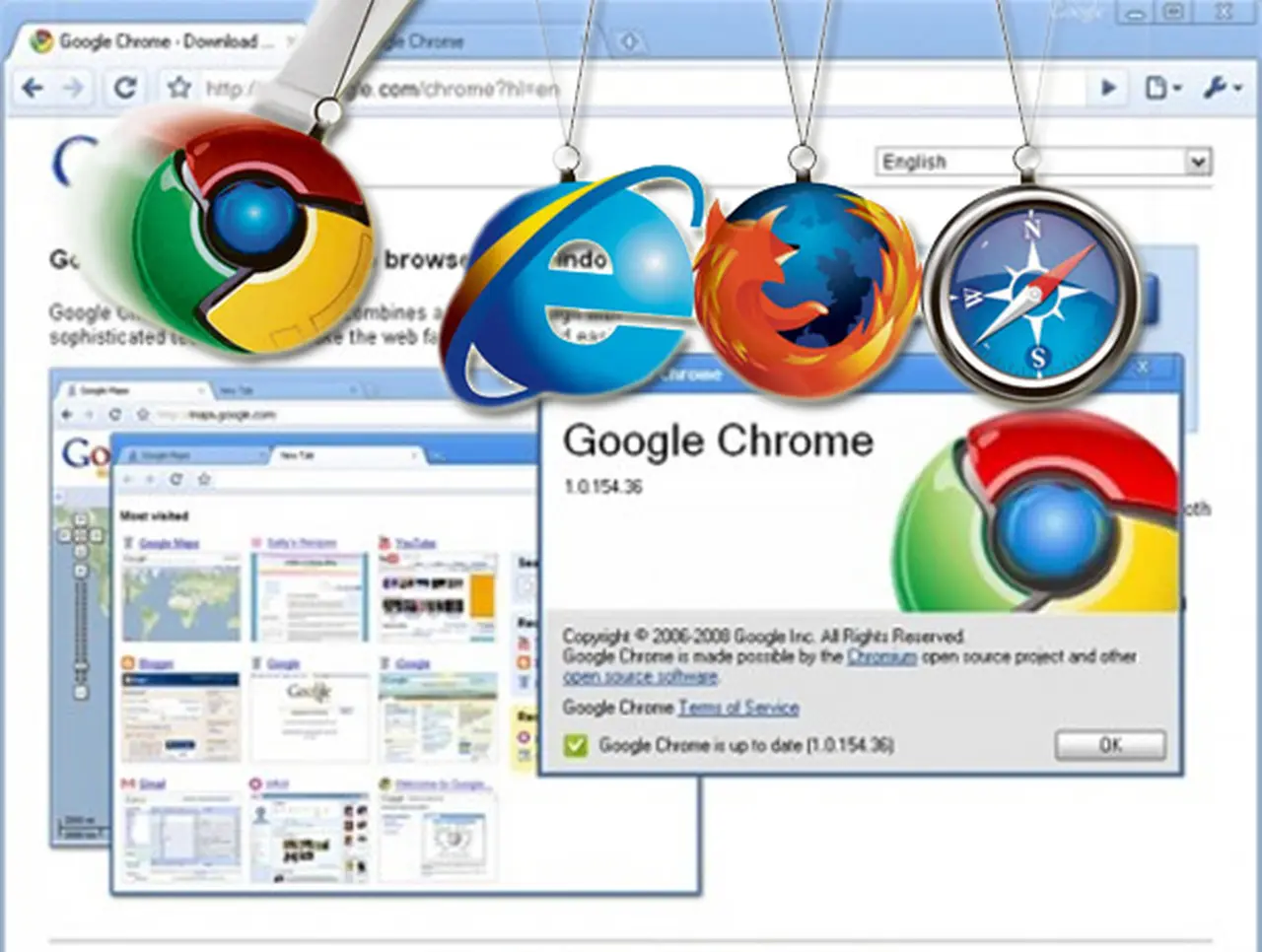 Guerra de navegadores: Chrome y Safari crecen y bajan Internet Explorer y Firefox