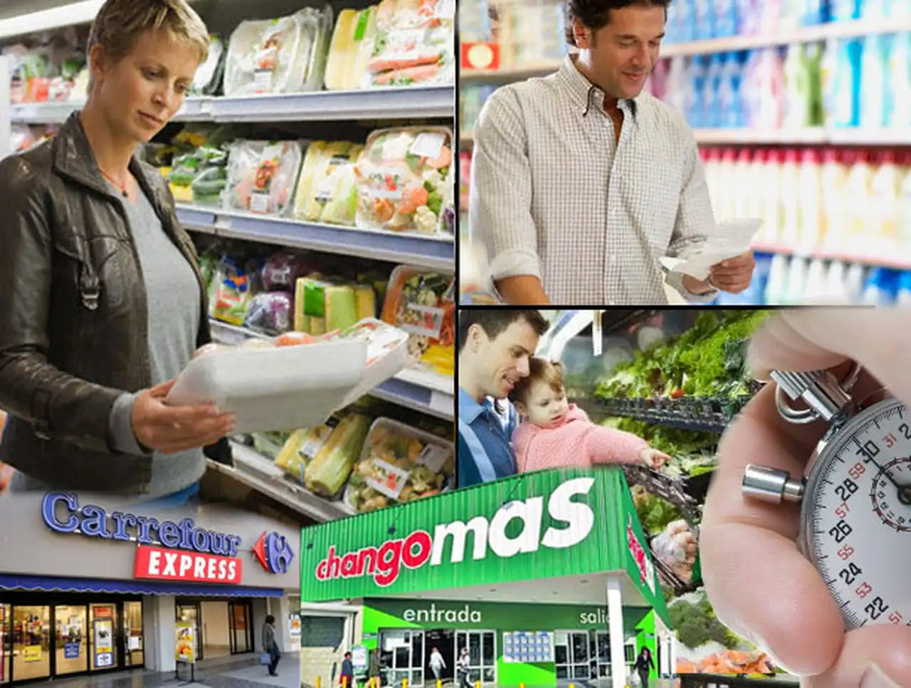Se imponen los súper en "envase chico" para conquistar a compradores que odian las largas colas