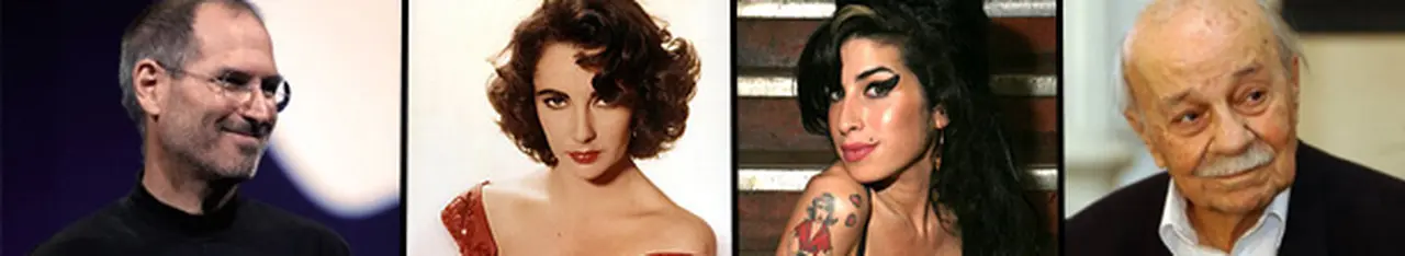 2011, el año en que se apagaron las estrellas de Liz Taylor, Steve Jobs y Amy Winehouse