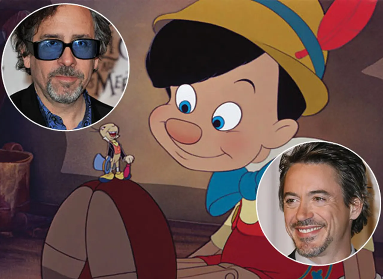 Pinocho volverá a la pantalla grande de la mano de Tim Burton y Robert Downey Jr