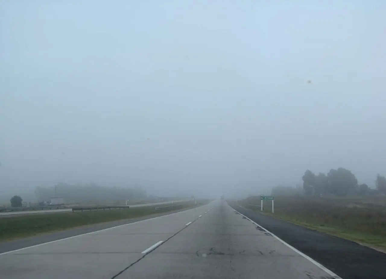 Las sugerencias de CESVI Argentina para conducir en dí­as con niebla