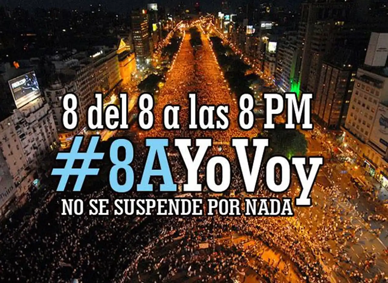 Pese al duelo nacional, la convocatoria al cacerolazo del 8A sigue en pie