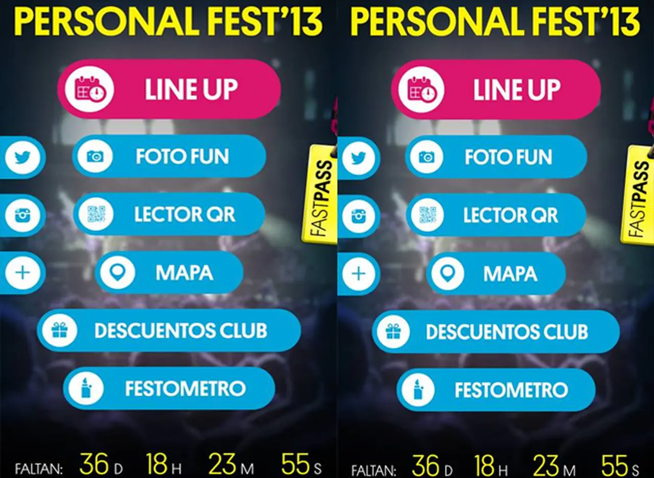 De la mano de Samsung, Personal presentó la aplicación oficial del Personal Fest 2013