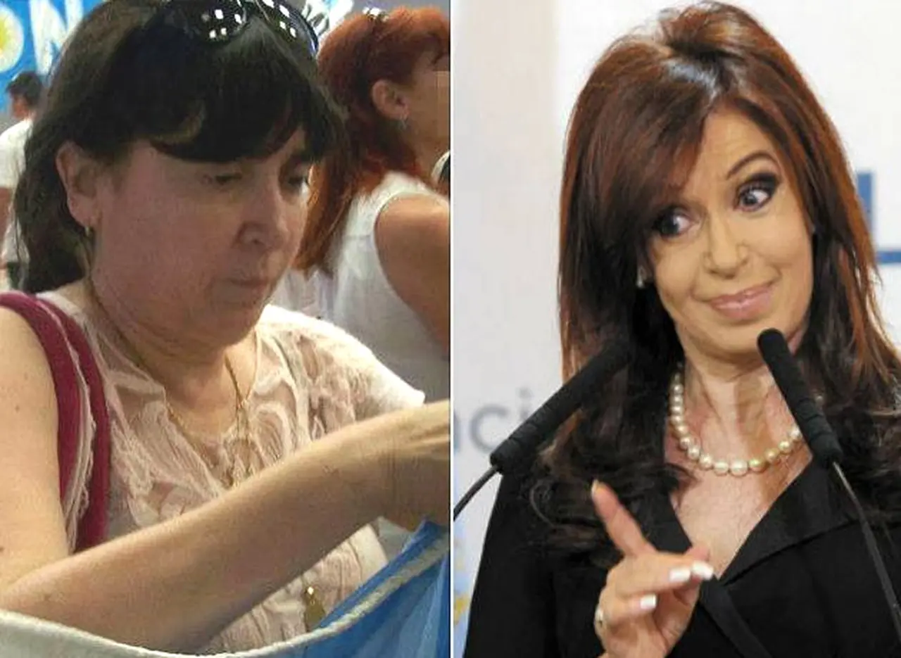 La hermana de Cristina Kirchner se hizo notar en la Fundación Favaloro