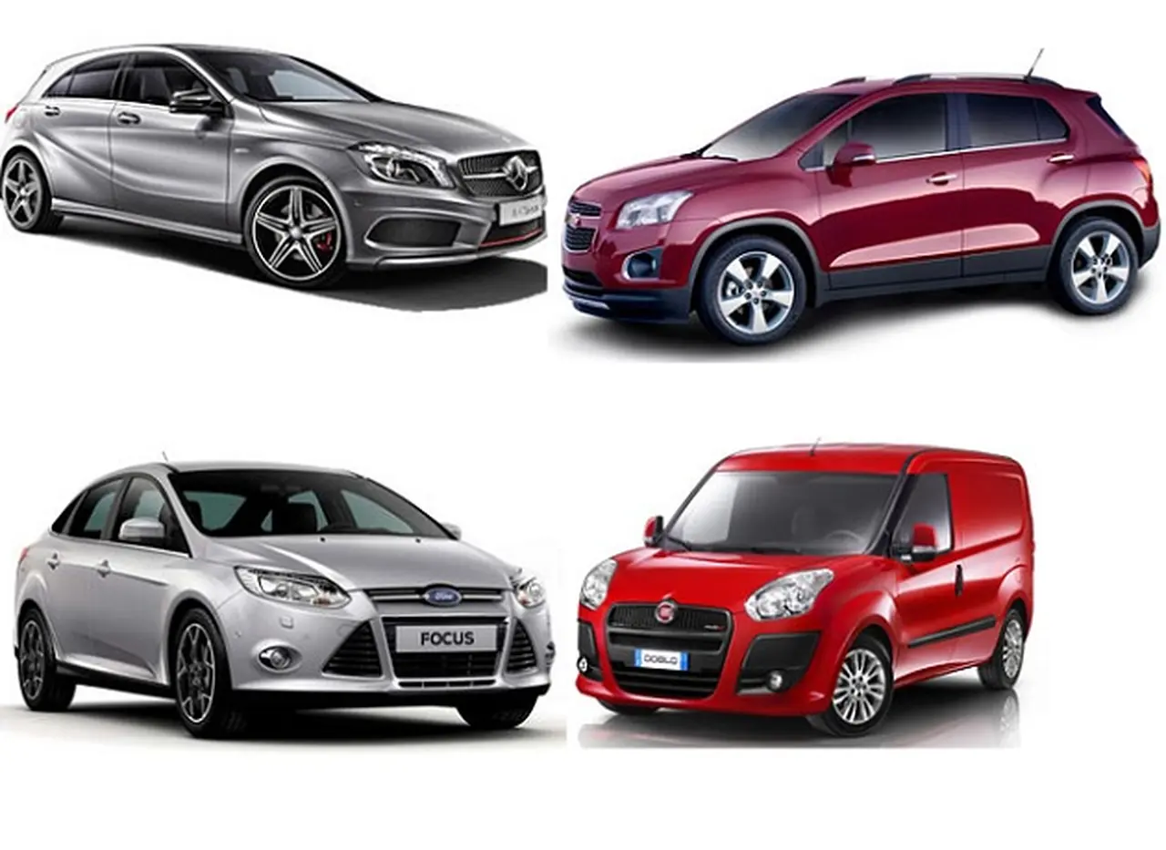 Ford Focus III, Mercedes-Benz Clase A, Chevrolet Tracker y Fiat Dobló Cargo son los Autos PIA 2013
