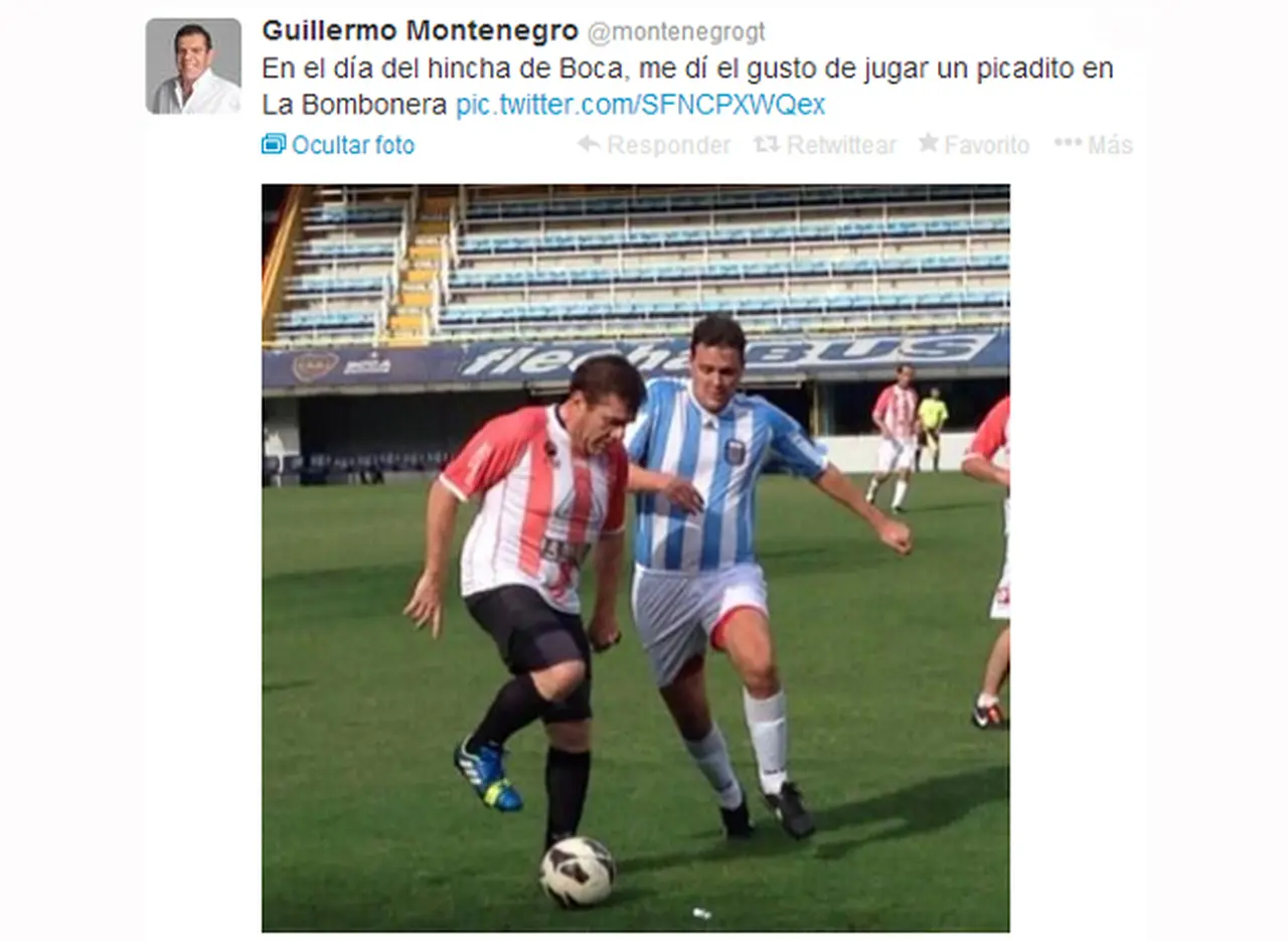 Durante los destrozos, el ministro de Seguridad porteño jugaba un "picadito" en La Bombonera