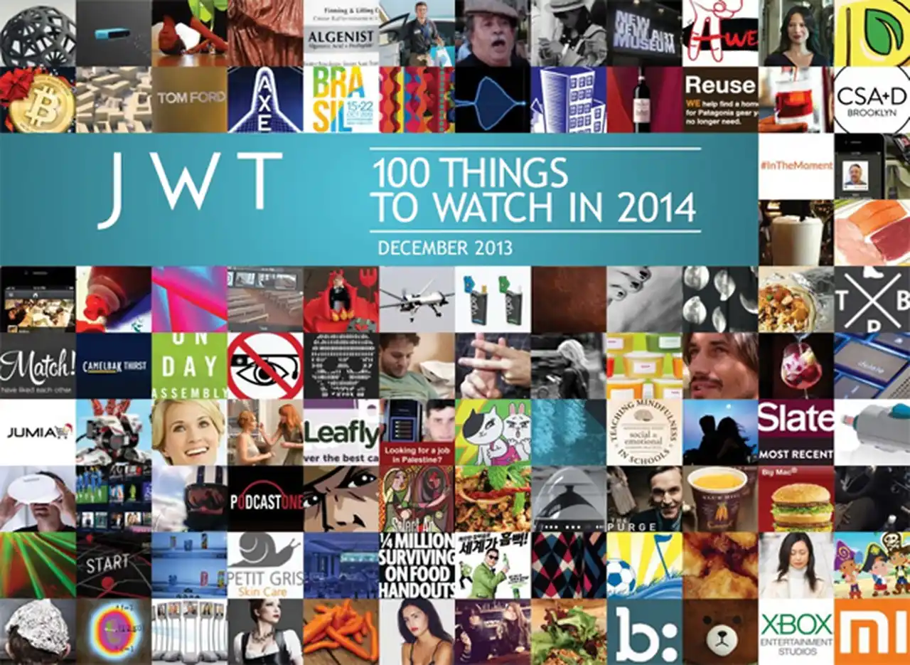 JWT elaboró un listado con las 100 tendencias que hay que ver este año