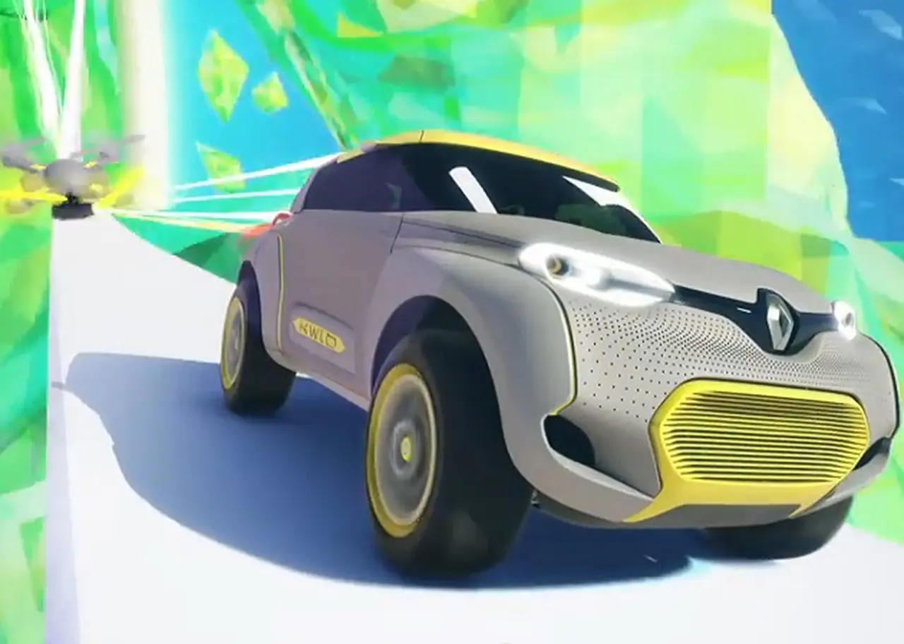 Renault presentó el concept KWID, el primer auto del mundo con drone incorporado