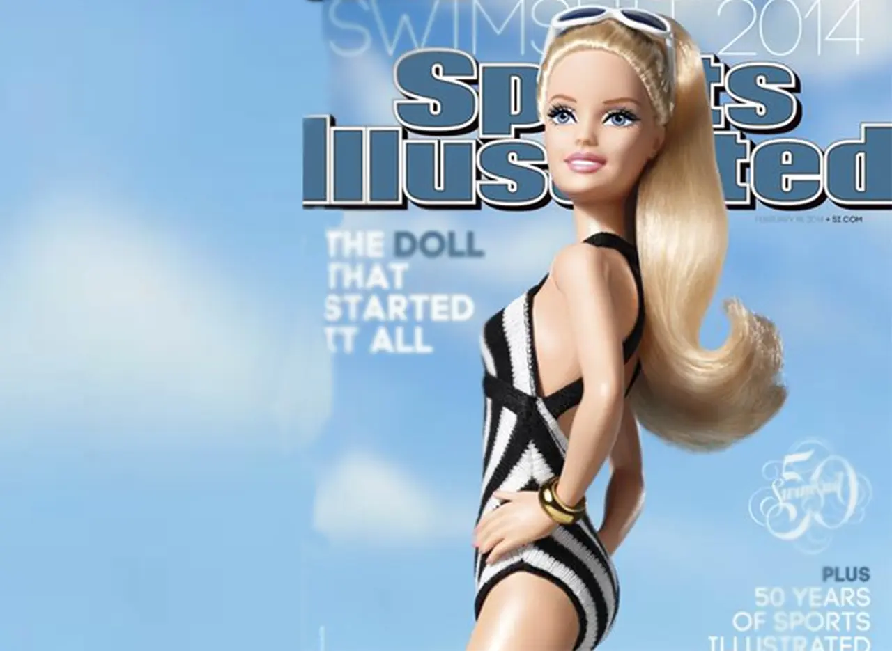 Barbie posa en traje de baño y junto a supermodelos para Sports Illustrated