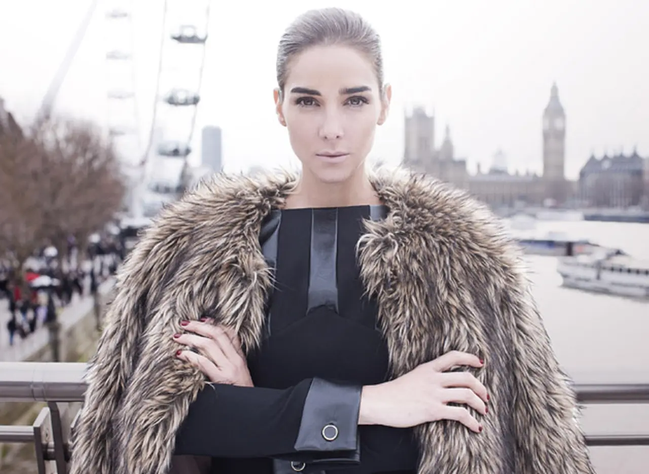 Juanita Viale protagonizó en Londres una campaña para una marca argentina