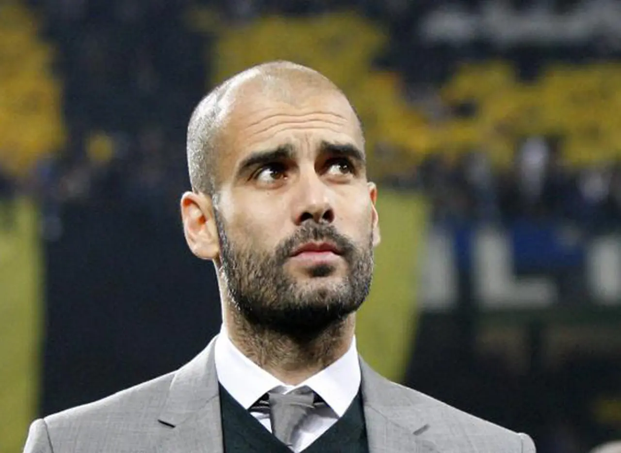 La emoción de Pep Guardiola en su despedida a César Luis Menotti