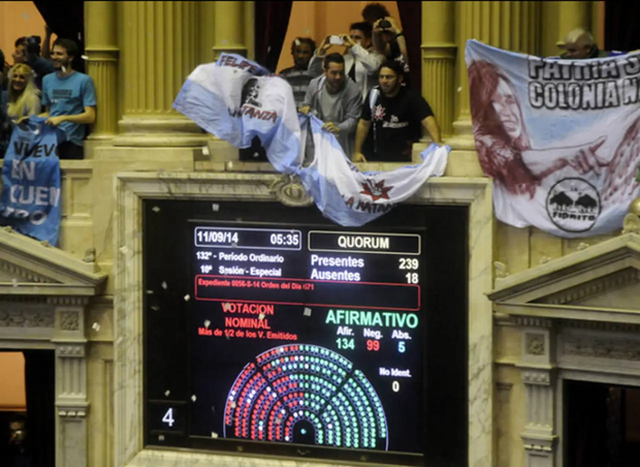 Diputados convirtió en ley el cambio de sede para pagarle a los bonistas que entraron al canje
