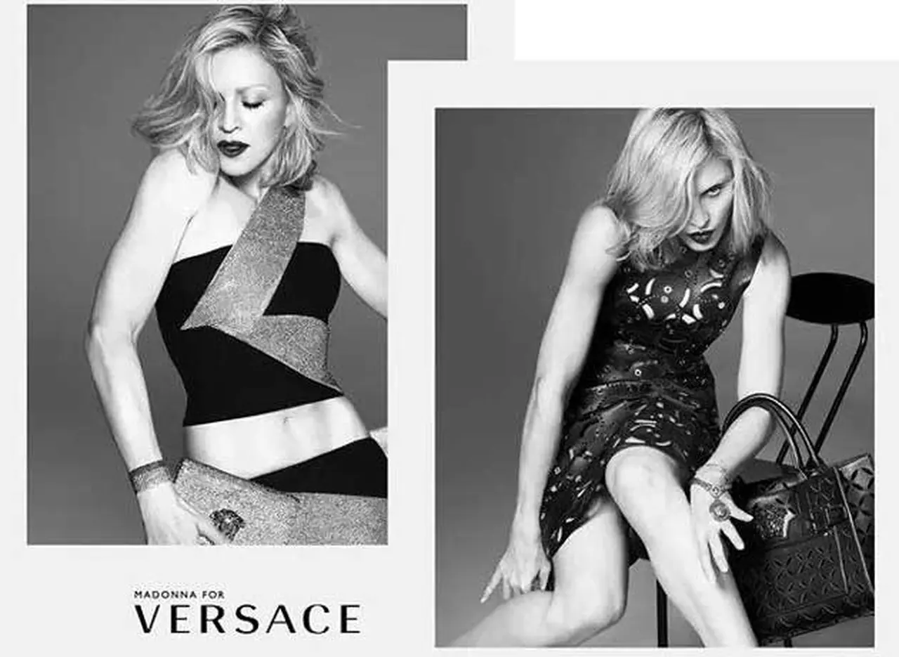 Madonna se convierte en musa de Versace por cuarta vez