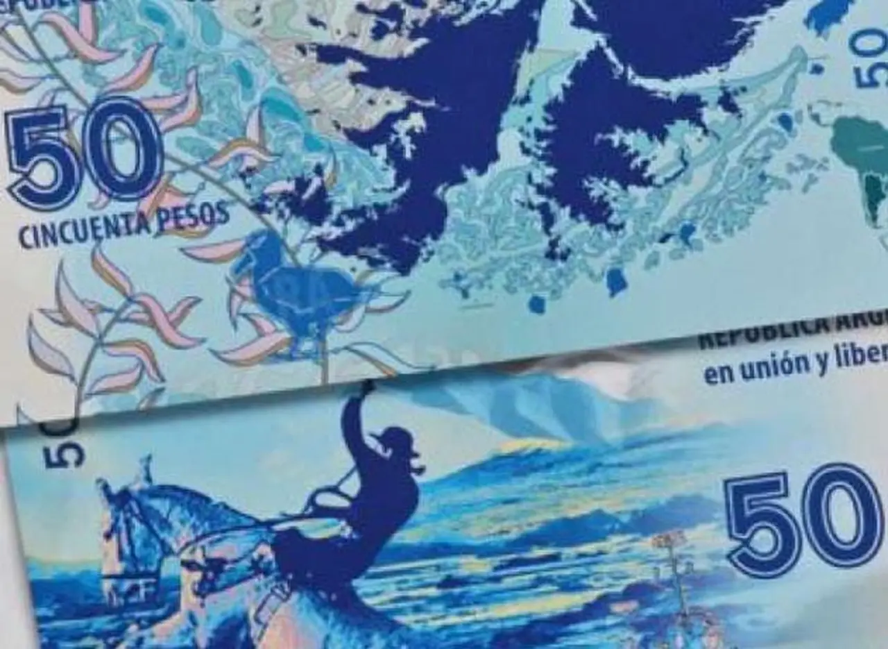 El nuevo billete de 50 pesos, elegido entre los mas lindos del mundo