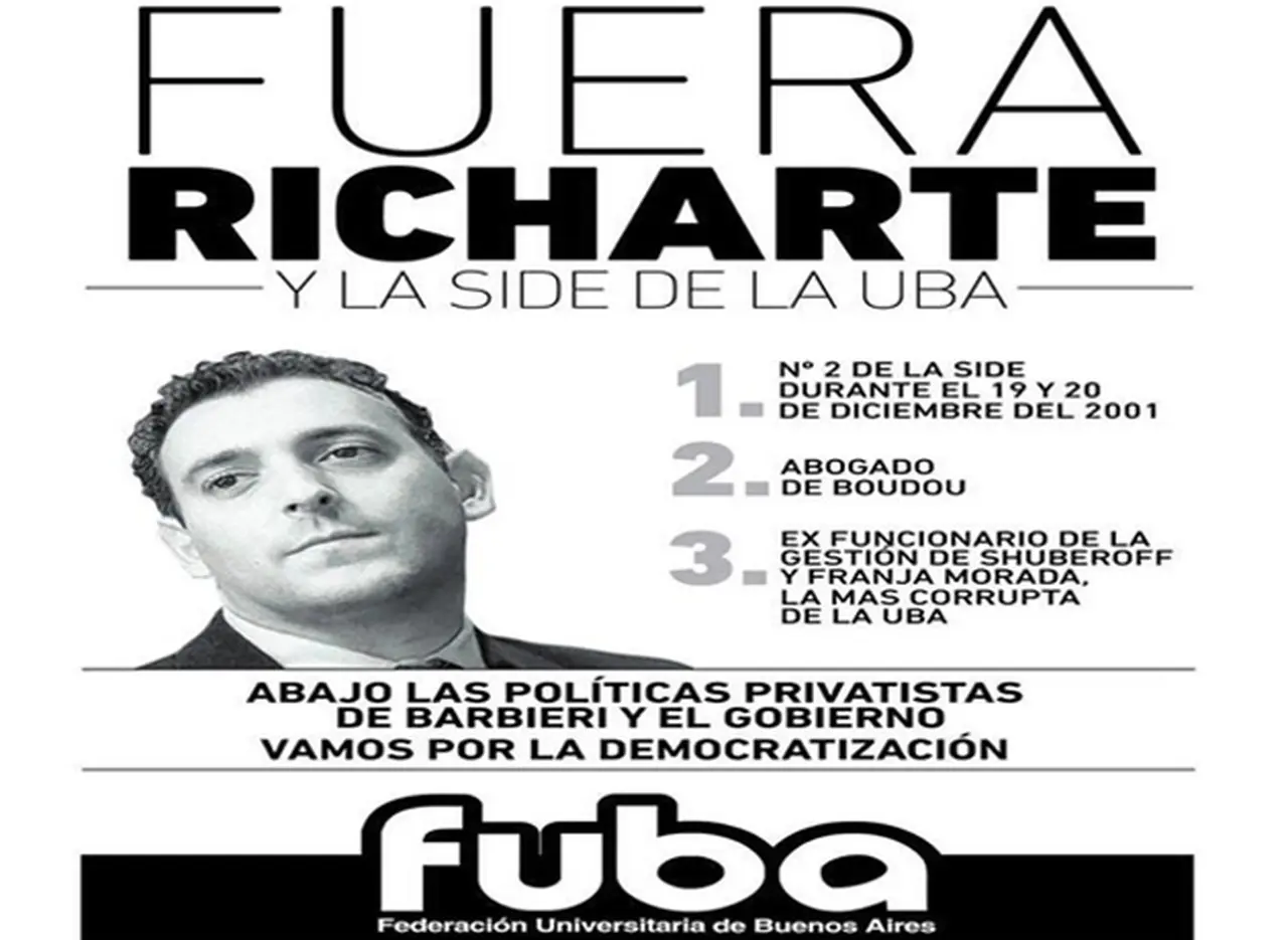 Escándalo en la UBA: renunció vicerrector acusado de ser "servicio"