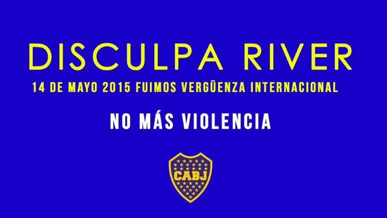 De la chicana, al pedido de disculpas: los afiches tras el polémico Boca-River