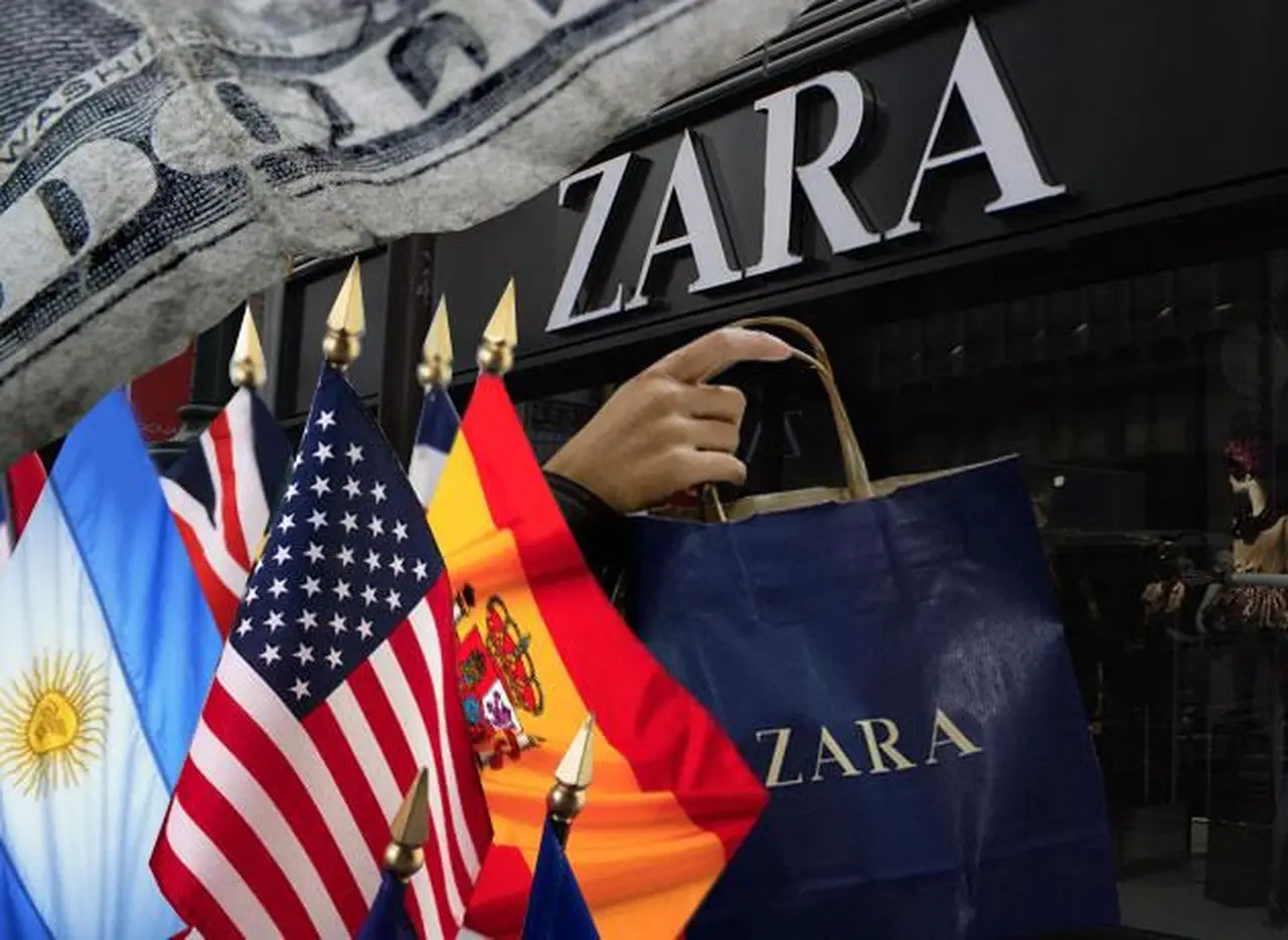 índice Zara: por dólar barato, la Argentina pasa a ser el paí­s más caro del mundo para comprar ropa