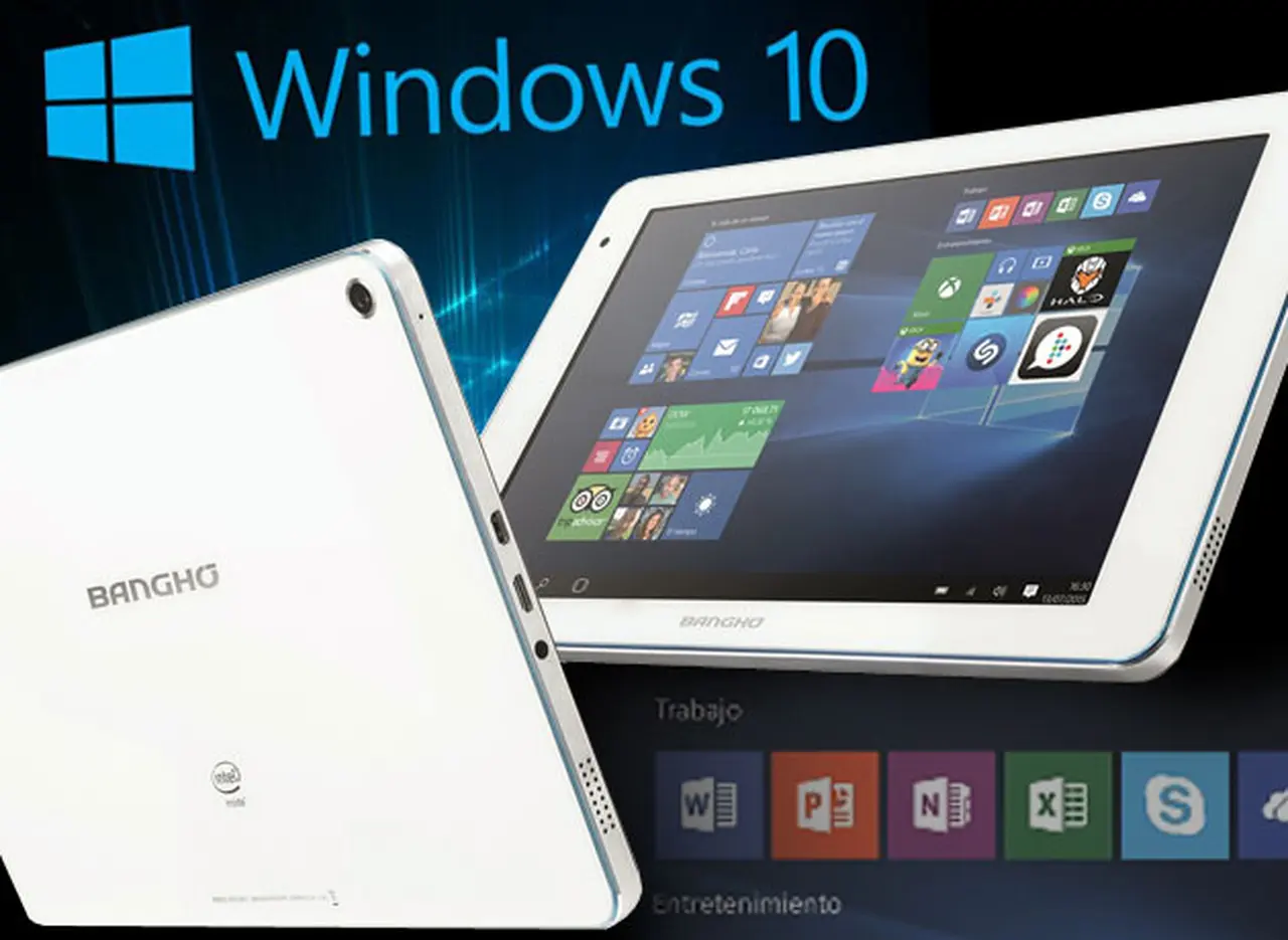 Banghó "pega primero" y se adelanta a la competencia con la primera tableta con Windows 10 de la Argentina