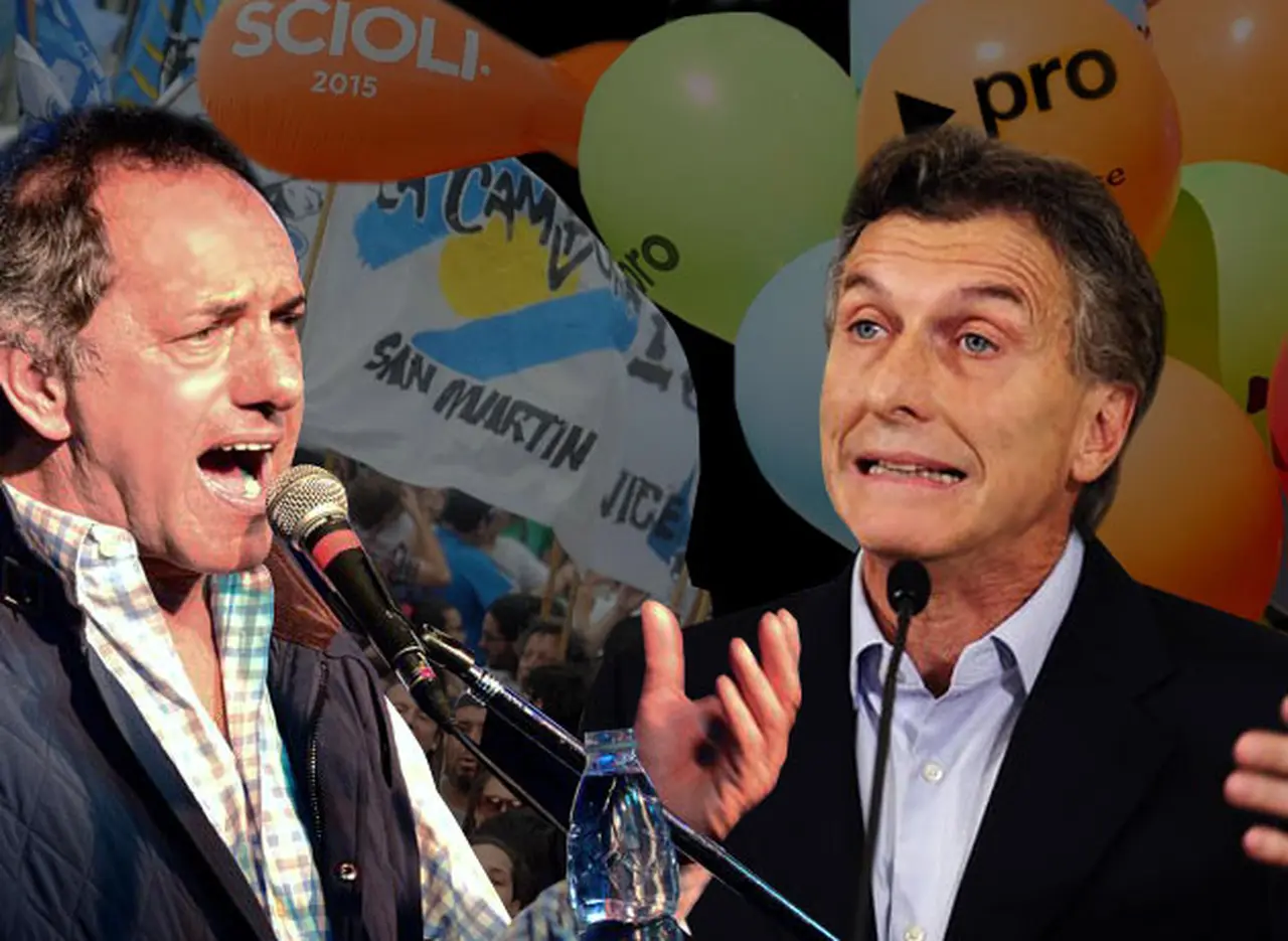 Campaña a la tucumana: Scioli y Macri participaron en los cierres para a los candidatos de su partido