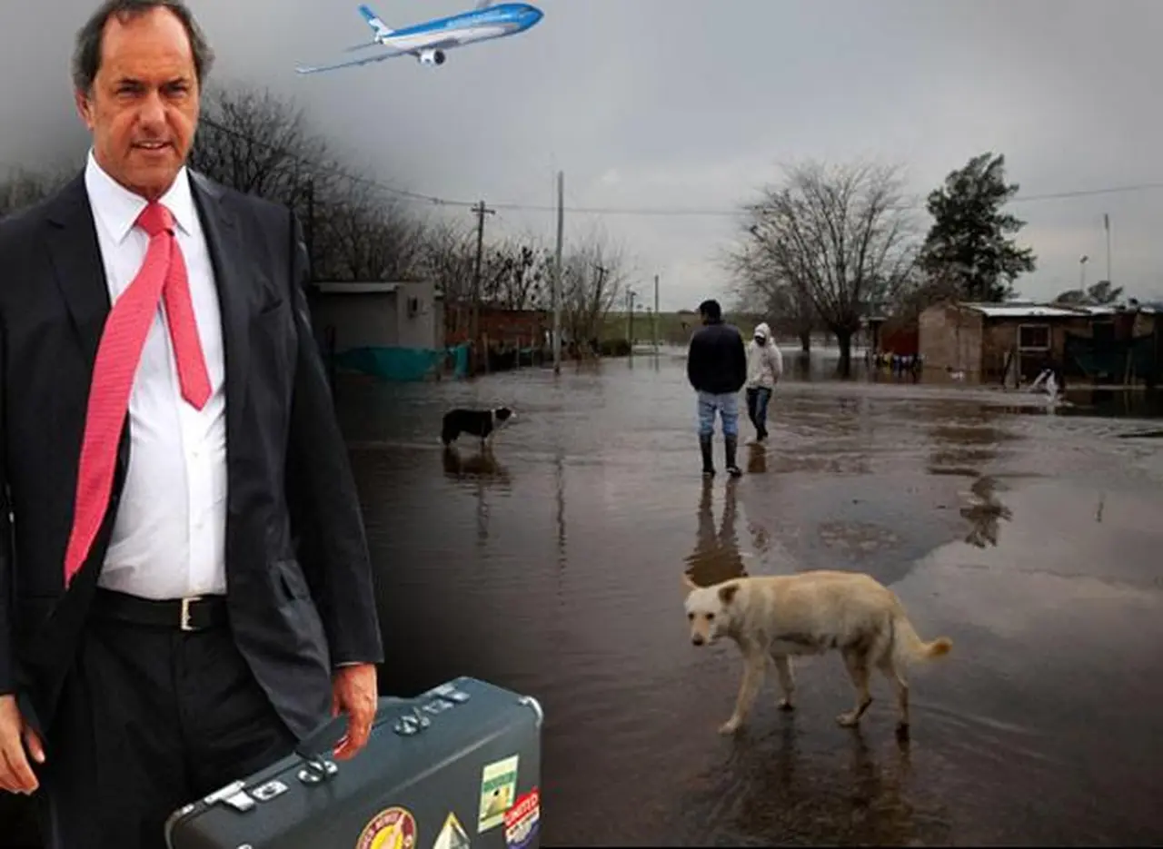 El mito de Scioli "incombustible" y su test más duro: la suspensión del viaje revela temor al impacto electoral