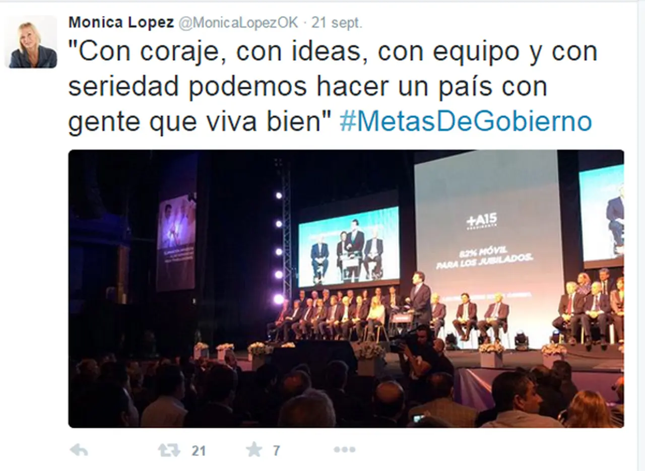 El pasado no se borra: los tuits de Mónica López contra Scioli