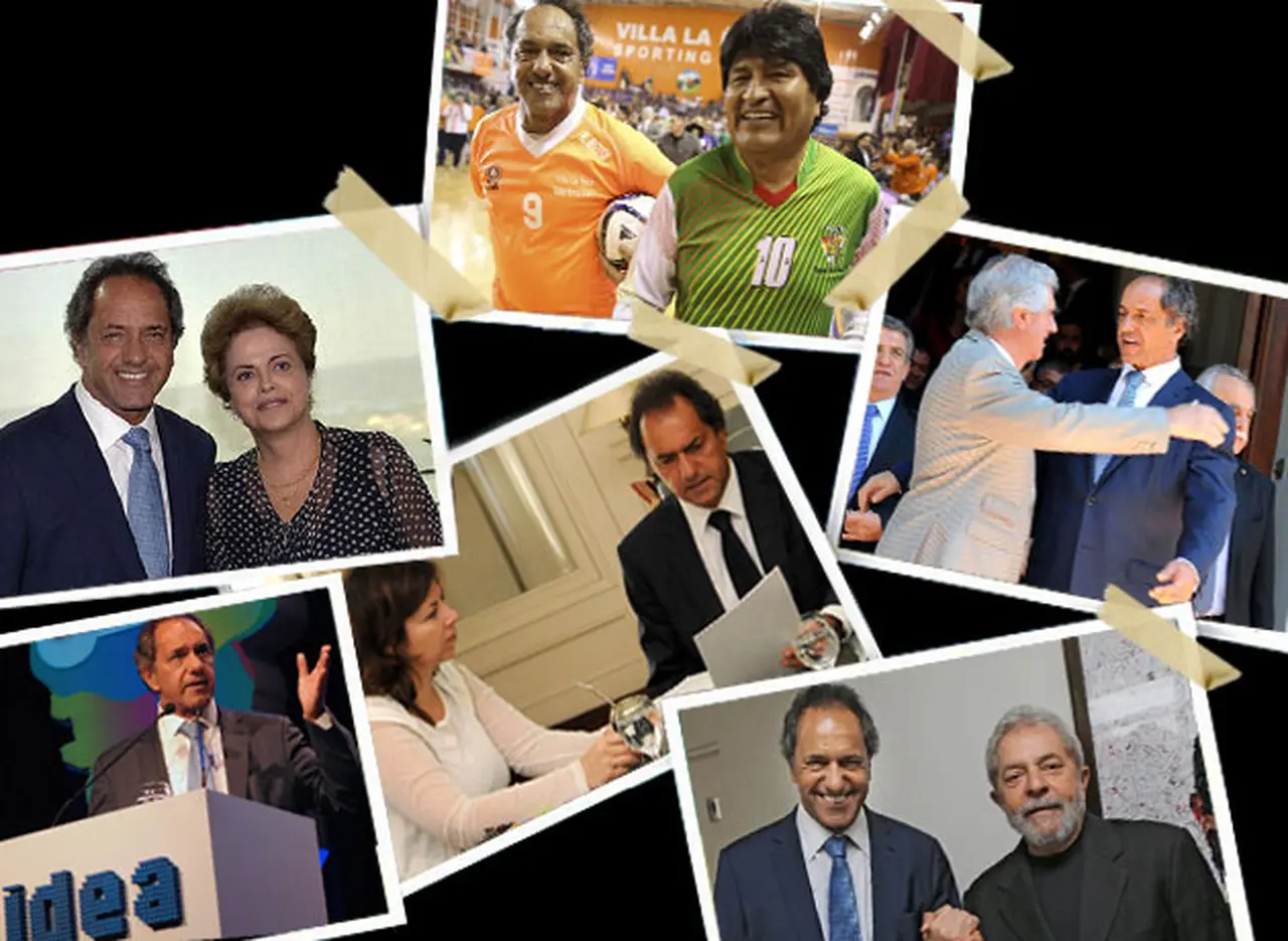 ¿Un acierto de Scioli?: en el tramo final de su campaña se muestra como si ya fuera el presidente electo