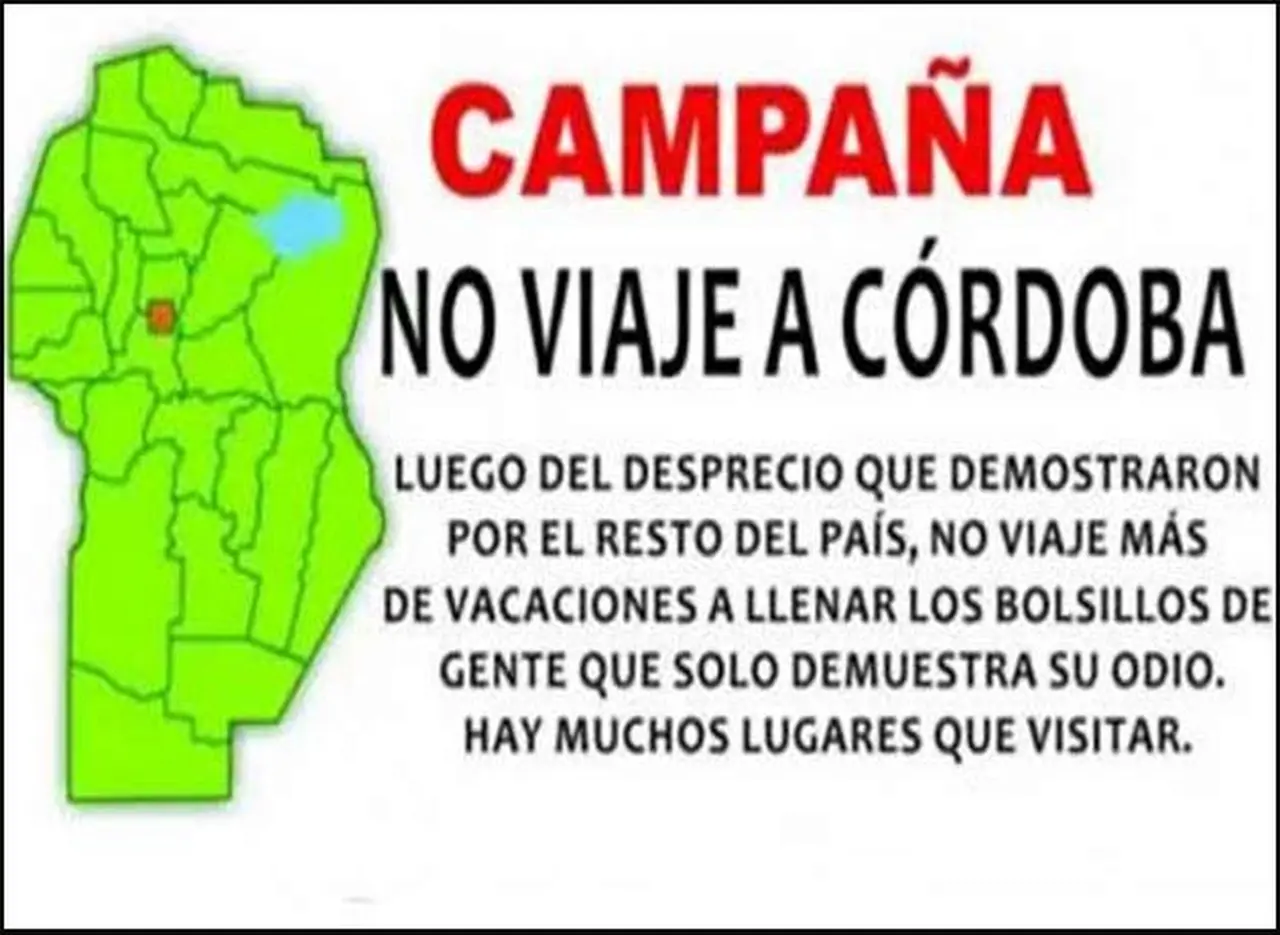 Militantes kirchneristas lanzaron la campaña "No viaje a Córdoba"