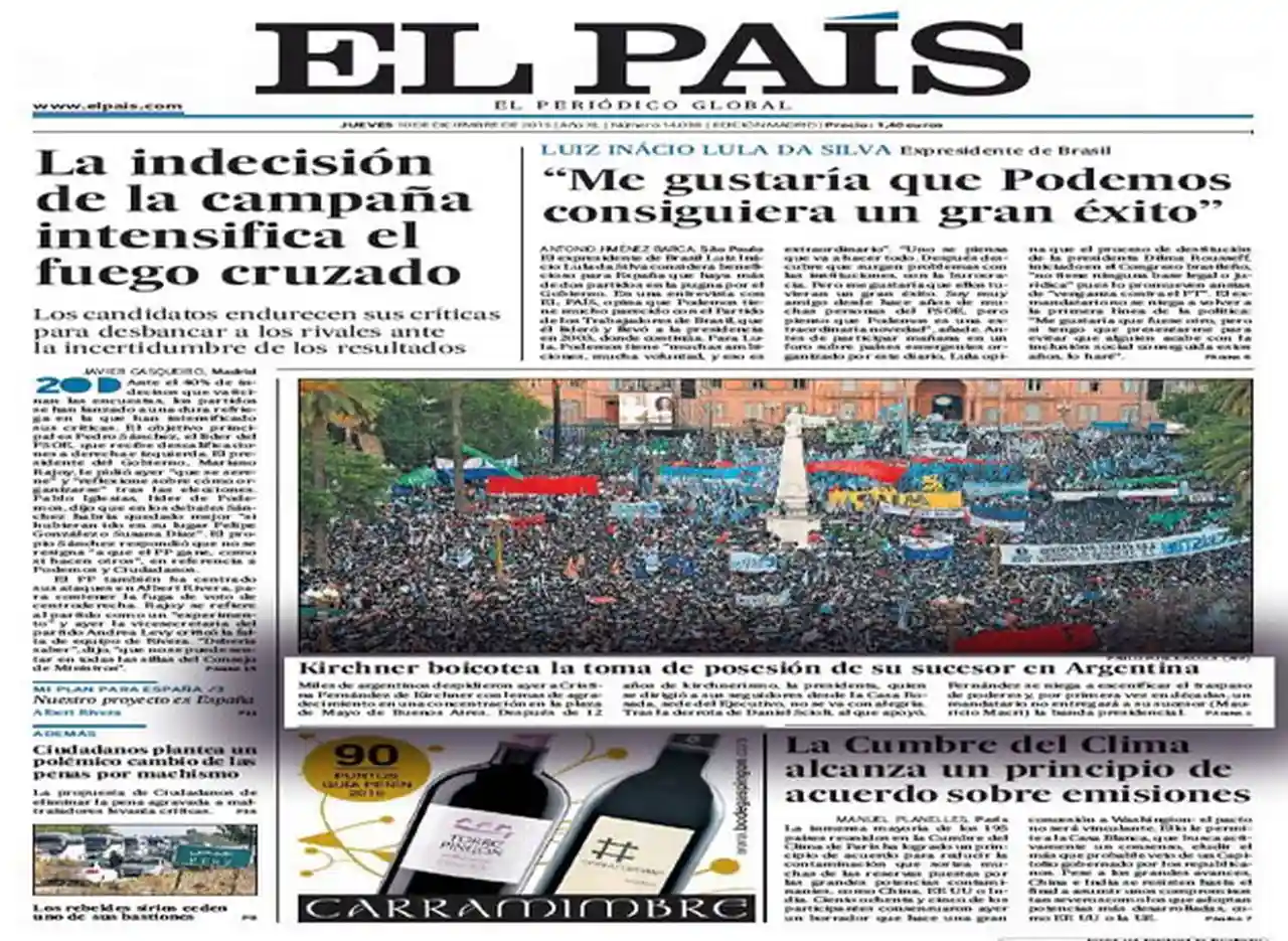Para los medios del mundo, "Macri asume con el desafí­o de recuperar el poderí­o económico perdido"