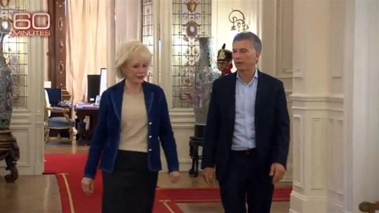 Mauricio Macri, entrevistado por el principal programa de investigación de los Estados Unidos