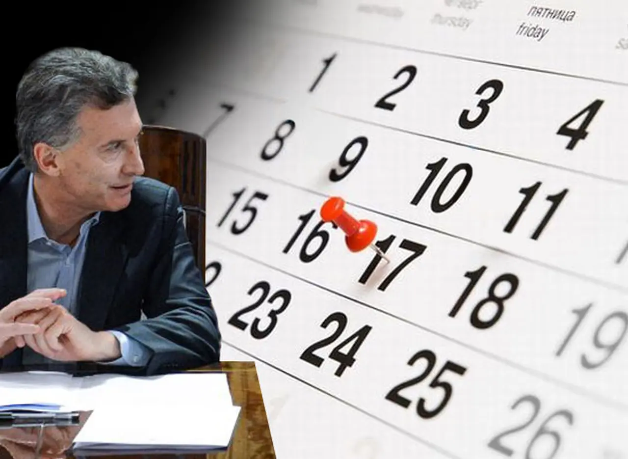 Macri cedió con el feriado del 17 de junio pero con la condición de que ahora se "reorganice" todo el calendario festivo