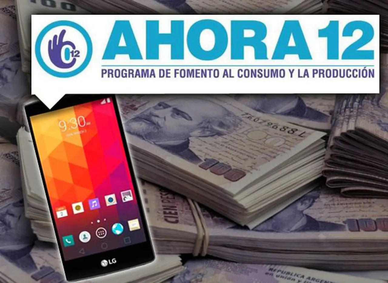 ¿Qué modelos de smartphone se pueden comprar con el "Ahora 12" para celulares 4G?